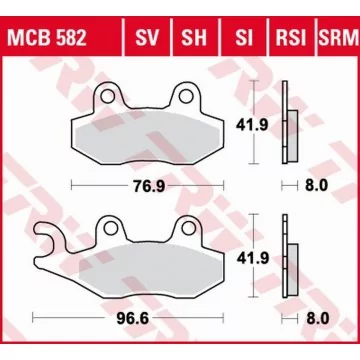 TRW LUCAS HAMULCOWE KH135...