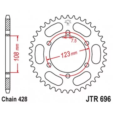 JT STEEL 707 50 CAGIVA 50...