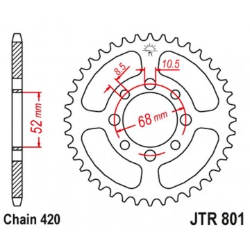 JT ZĘBATKA TYLNA 801 51...