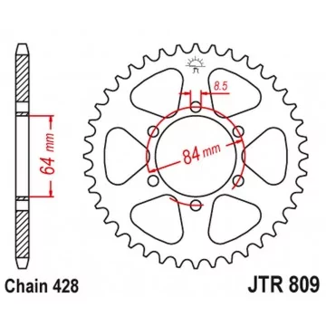 JT STEEL 809 46 SUZUKI TS...