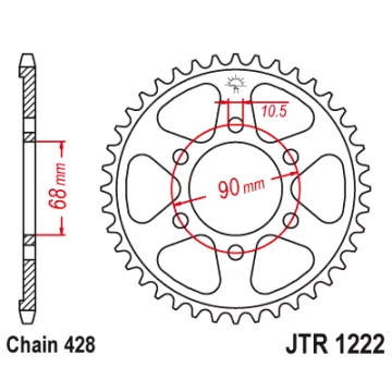 JT ZĘBATKA 4733 48 TYLNA...