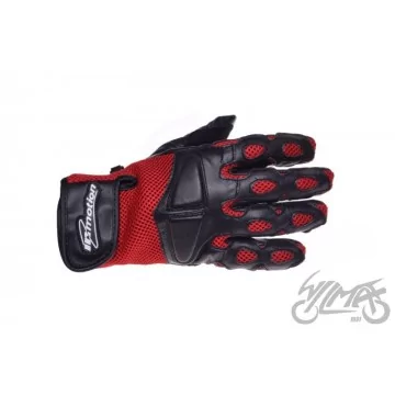 GLOVES, BLACK RED SEAT S