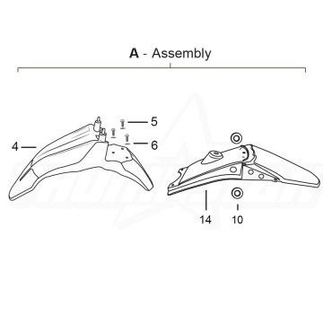 TSK 50 | Front Fender |...