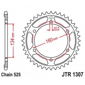 JT STEEL 4405 41 HONDA CBR...