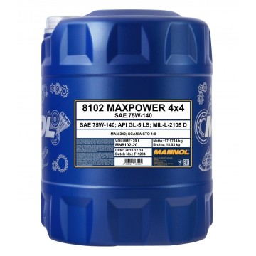 MANNOL MAXPOWER 4X4 75W140...