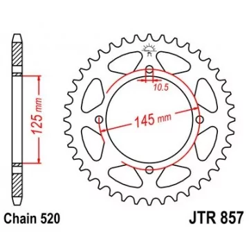 JT ROAD 857 37 YAMAHA XT...