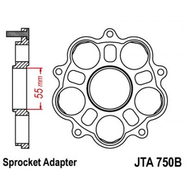 JT ADAPTER OF DUCATI REAR...