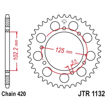 JT ZĘBATKA TYLNA 4406 59...