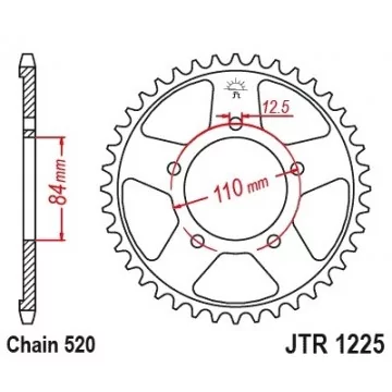 JT ZĘBATKA TYLNA 4734 40...