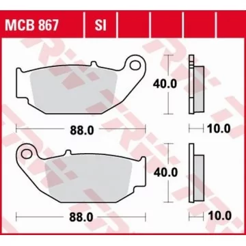 TRW LUCAS HAMULCOWE KH629...