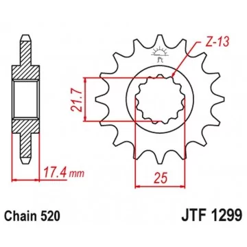 HONDA CB 250 '96-07' VT/VTR...