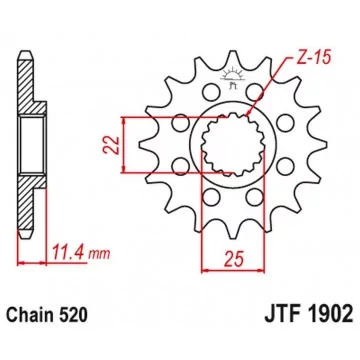 JT PREVENTION 1252 12 KTM...