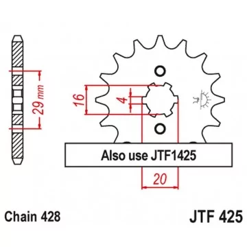 RV 125 '07-'15 (42512JT)...