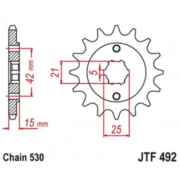 JT ZĘBATKA PRZEDNIA 7003 14...