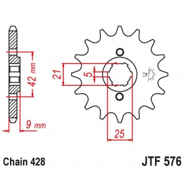 FOREIGN JT 576 19 YAMAHA XT...