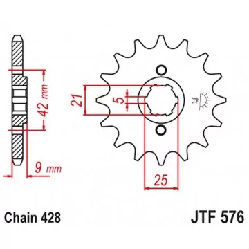 FOREIGN JT 576 19 YAMAHA XT...