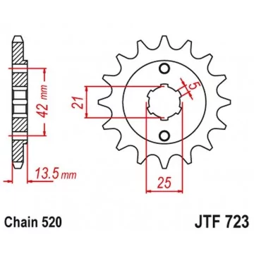 JT ZĘBATKA PRZEDNIA 723 14...