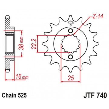 FOREIGN JT 2050 16 DUCATI...