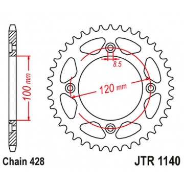 JT STEEL 4478 54 BETA 125...