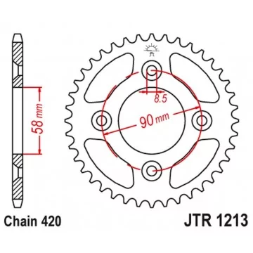 JT ZĘBATKA TYLNA 4463 37...