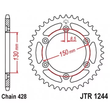 JT ZĘBATKA TYLNA 4325 51...