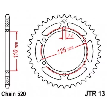 JT ZĘBATKA TYLNA 1514 41...