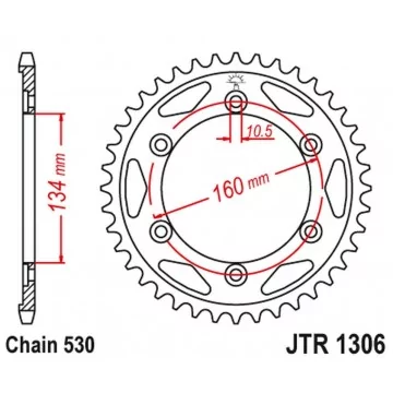 JT ZĘBATKA TYLNA 4399 43...