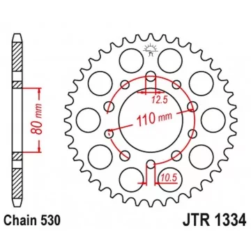 JT ZĘBATKA TYLNA 334 39...