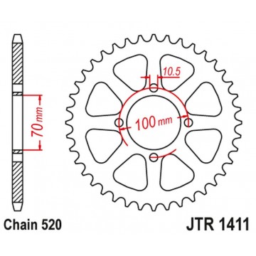 JT STEEL 4465 50 CAWASAKI...