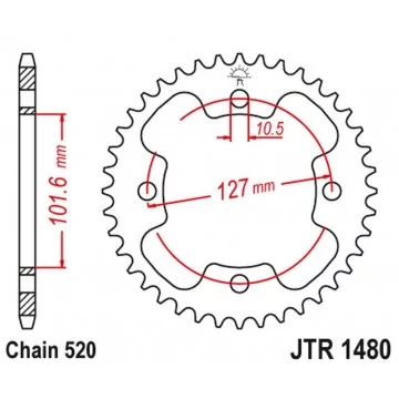 JT ROAD 4480 37 POLARIS 450...