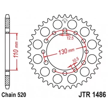 JT ZĘBATKA TYLNA 504 42...