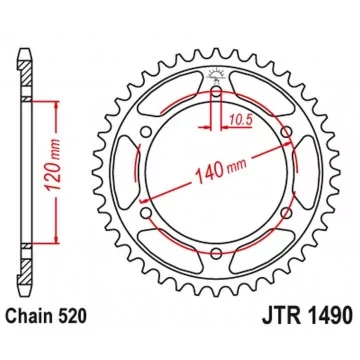 JT ZĘBATKA TYLNA 475 42...