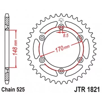 JT ZĘBATKA TYLNA 804 47...