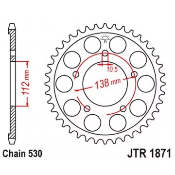 JT STEEL 4448 50 YAMAHA R6...