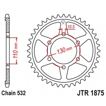 JT ZĘBATKA TYLNA 4440 48...