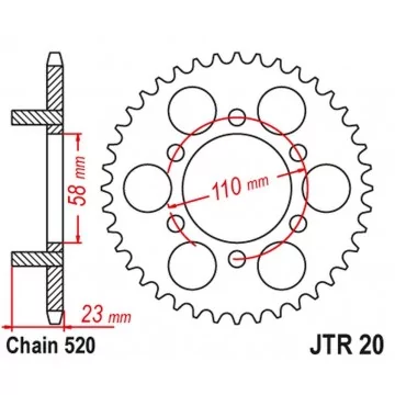 JT STEEL 5334 41 APRILIA...