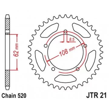 JT STEEL 3557 40 APRILIA...