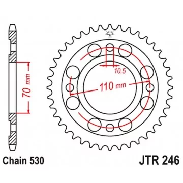 JT ZĘBATKA TYLNA 246 34...