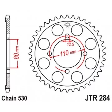 JT STEEL 284 37 HONDA CB...