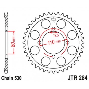 JT ZĘBATKA TYLNA 284 38...