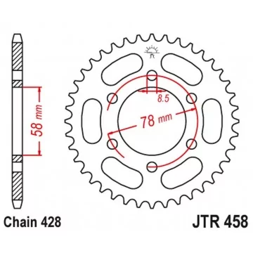 JT ZĘBATKA TYLNA 826 36...