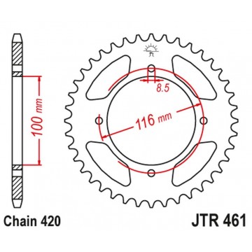 JT STEEL 467 47 CAWASAKI KX...