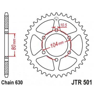 JT STEEL 501 34 CAWASAKI Z...