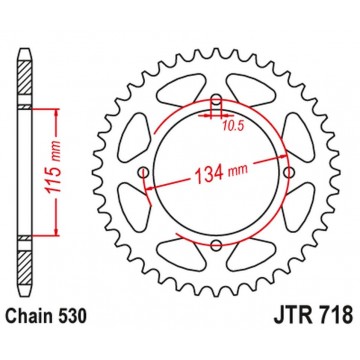 JT STEEL 711 48 CAGIVA...