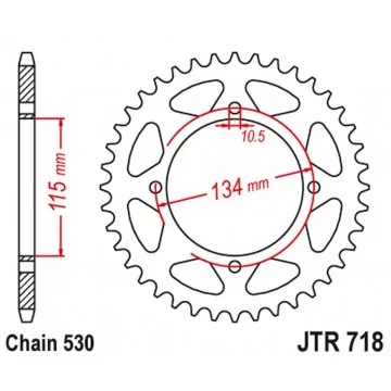 JT ZĘBATKA TYLNA 711 48...