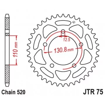 JT ZĘBATKA TYLNA 4586 42...