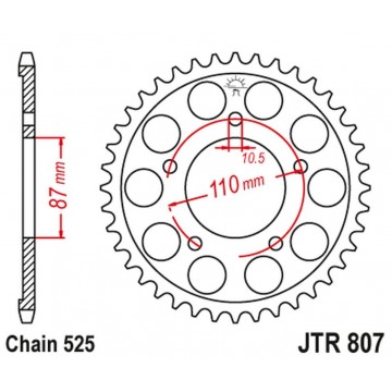 JT ZĘBATKA TYLNA 828 48...