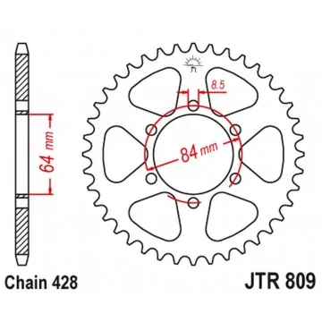 JT ZĘBATKA TYLNA 809 51...