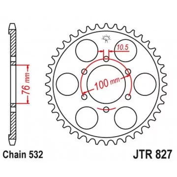 JT STEEL 806 52 SUZUKI GSX...