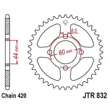 YAMAHA DT 50 '86-88, DT 50R...